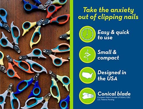 Zen Clipper Pet Nail Clipper for Cats – Cat Nail Trimmer for Safer Pet Grooming - Clean, Quiet, and Easy-to-Use Stainless Steel Claw Trimmer - (2mm Hole) X Small - 2mm hole - PawsPlanet Australia