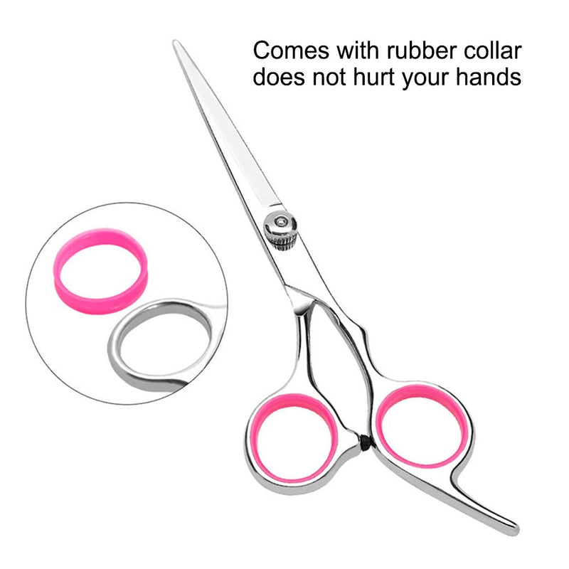 Dog Straight Scissors, 6" Dog Grooming Shear Stainless Steel Puppy Cat Hair Cutting Trimming Shears for Dog Grooming Family Use - PawsPlanet Australia
