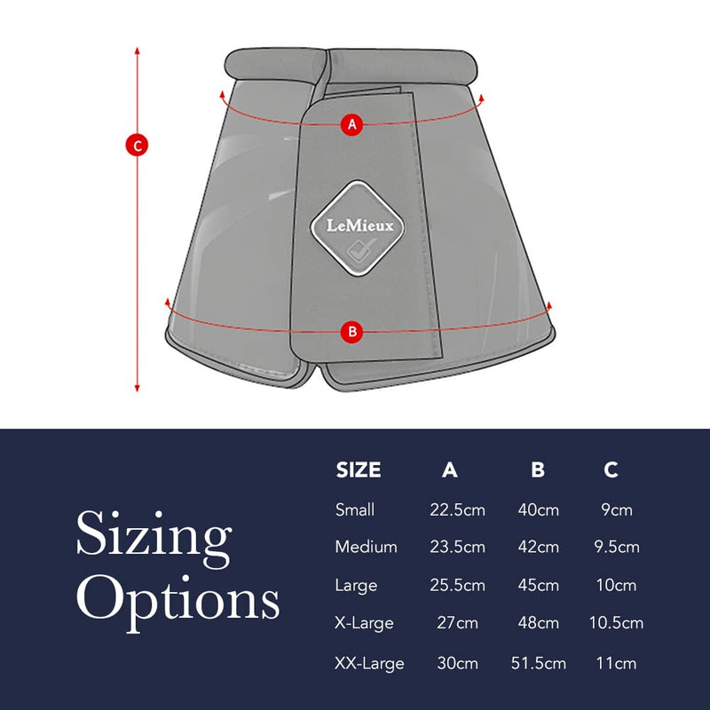 LeMieux Rubber Bell Overreach Horse Boots - Protective Gear and Training Equipment - Equine Boots, Wraps & Accessories Large Black - PawsPlanet Australia