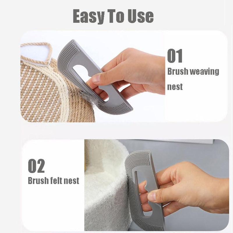 2PCS Mini Pet Hair Remover | Edge and Corner Cleaner, Pet Hair Brush Sheet for Cat Dog Rabbit Kitten Sofa Bed Carpet Rake Rug Fabric Couch Furniture & Car Interiors - PawsPlanet Australia