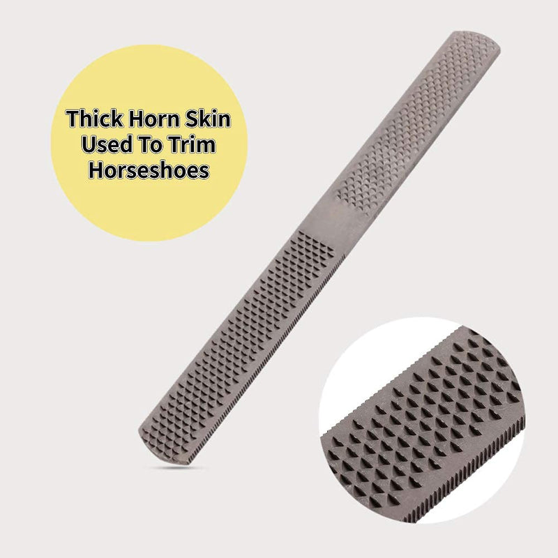 Hoof Trimming Knife, YOUTHINK Double Sided Hoof Rasp T12 Carbon Steel Farrier Rasp File Round Head Farrier Tools Horseshoe Trimming File The Repair of Horses/Donkeys of Hard Hooves - PawsPlanet Australia