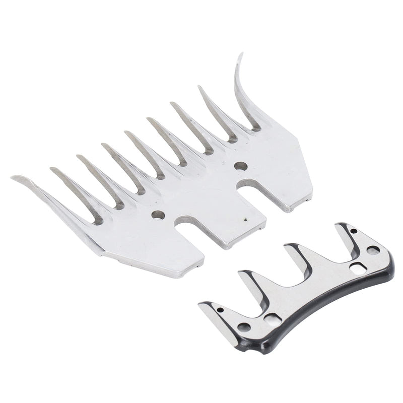 Sheep Shears Replacement Blades, Professional Curved 9 Tooth Clipper Comb Blade, Cutter Trimmer Accessory Set Kit for Sheep Alpacas Goats