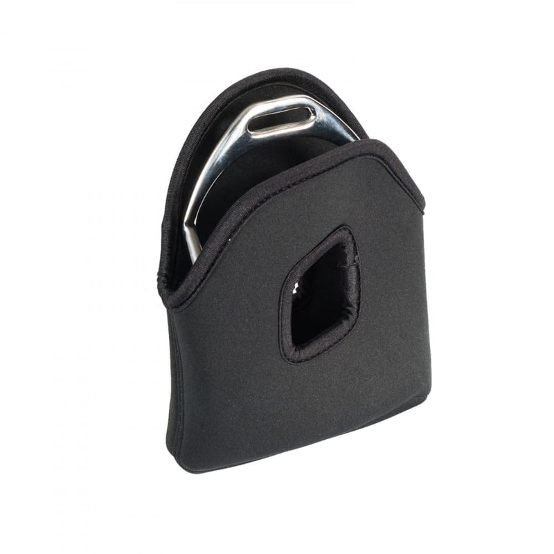 HORZE Soft Neoprene 6.3" x 8" Stirrup Covers | Protect Your Saddle Black One Size - PawsPlanet Australia