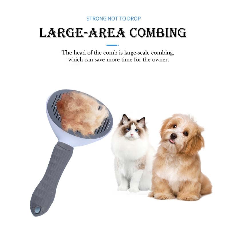Cat Brush Dog Brush for Grooming - Cat Hair Comb for Shedding, Pet Self Cleaning Slicker Brush LRHINETAR - PawsPlanet Australia