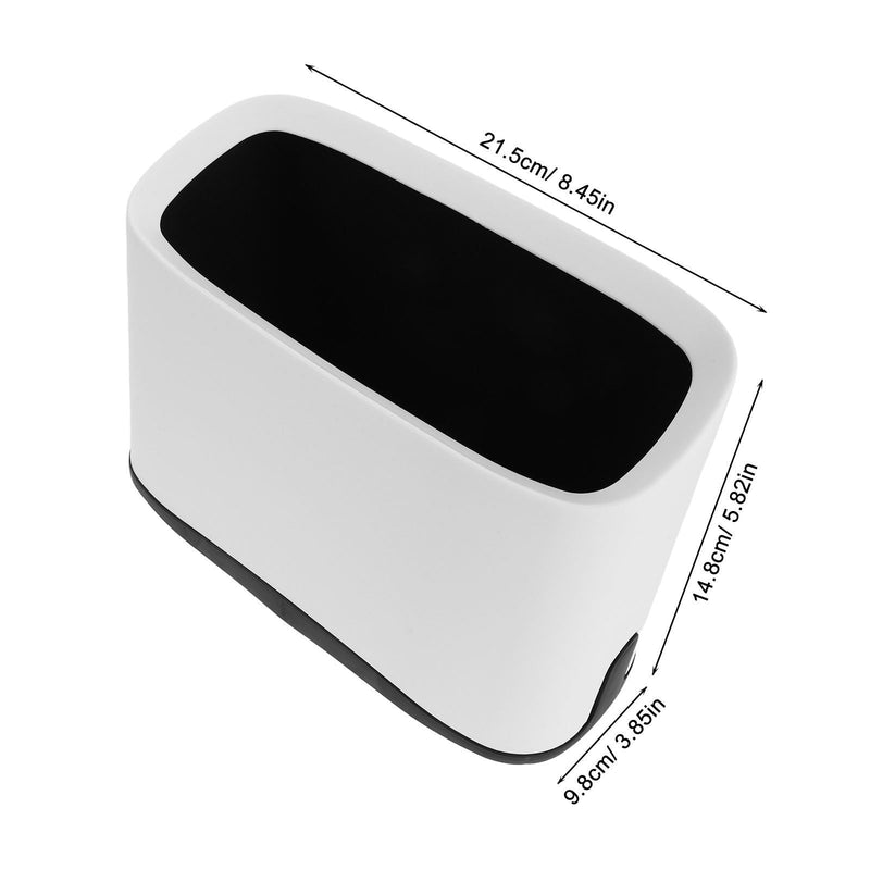 2 pcs Minimalist White Plastic Cat Litter Scoop Holder with Space-Saving Design and Improved Stability Easy Cleaning in the Bathroom