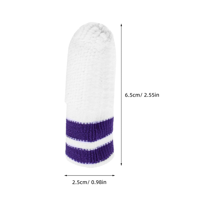 CLISPEED Dental Cleaning Cloths Finger Cots 6 Pieces Nylon for Dogs and Cats Soft Gentle Dental Care for Pet Grooming and Oral Hygiene