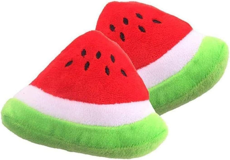 Pet Toy Chew Squeaker Squeaky Plush Cotton Triangle Ball Watermelon Sound Toys Puppies Small Dog Squeak Toys Useful and Deft Pet Supplies - PawsPlanet Australia