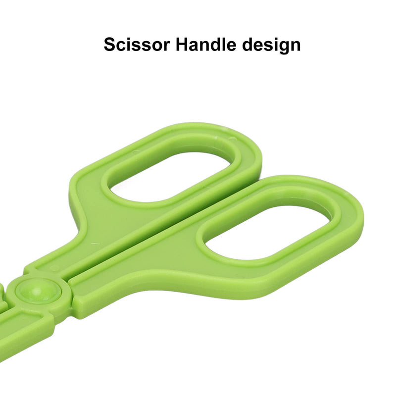 Reptile Feeding Clamp Poop Tongs Reptile Feeding Tool Reptile Poop Scoop with Vents for Tortoise Lizard Spider (Green) hamster poop scoop - PawsPlanet Australia