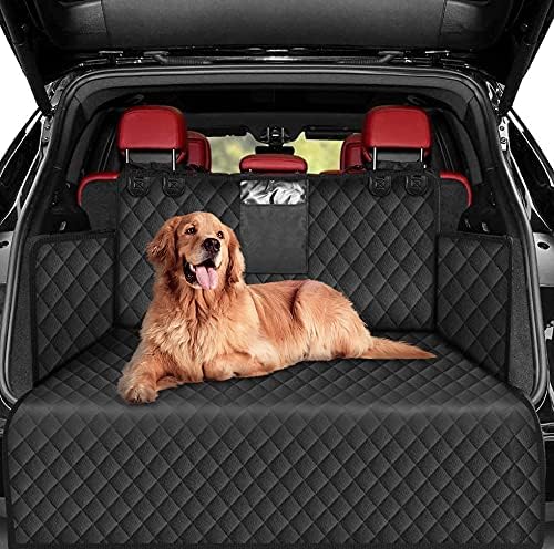 Focuspet Car Boot Cover for Dogs,Non Slip Dog Boot Liner Protector with Bumper Flap,Car Boot Cover for Dogs Waterproof Dirt Resistant with Side Protection 185x105x36CM Universal for Car SUV Trucks - PawsPlanet Australia