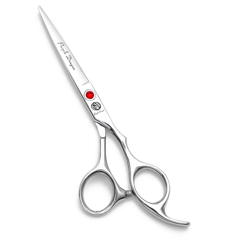 Purple Dragon 4“/5"/5.5"/6"/6.5"/7"/7.5"/8"/9"/10" Sharp Edge Salon Hair Cutting Shears - Pet/Dog Grooming Scissors with Bag - Perfect for Barber or Pet Groomer 5 inch - PawsPlanet Australia