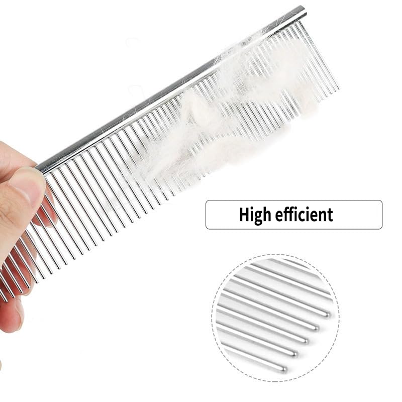3-in-1 Pets Dog Deshedding Brush & Cat Grooming Tool with Comb, Rake for Shedding Control, Removes Loose Remover Hair & Mats, Pets Hair Removal Tool - PawsPlanet Australia