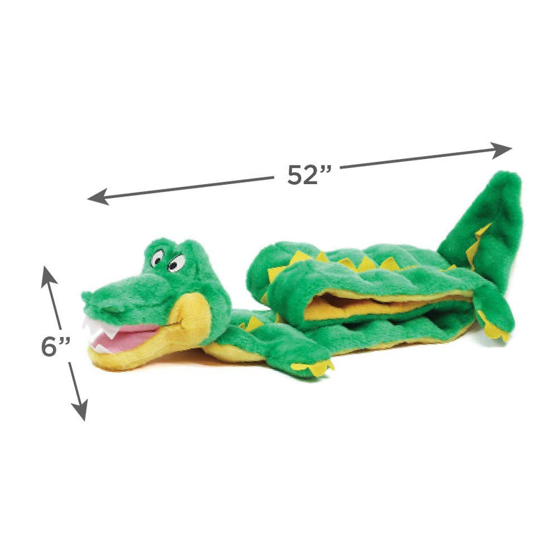 Outward Hound Squeaker Matz Plush Gator Dog Toy, XXL Squeaker Matz Gator 2X-Large (Pack of 1) - PawsPlanet Australia