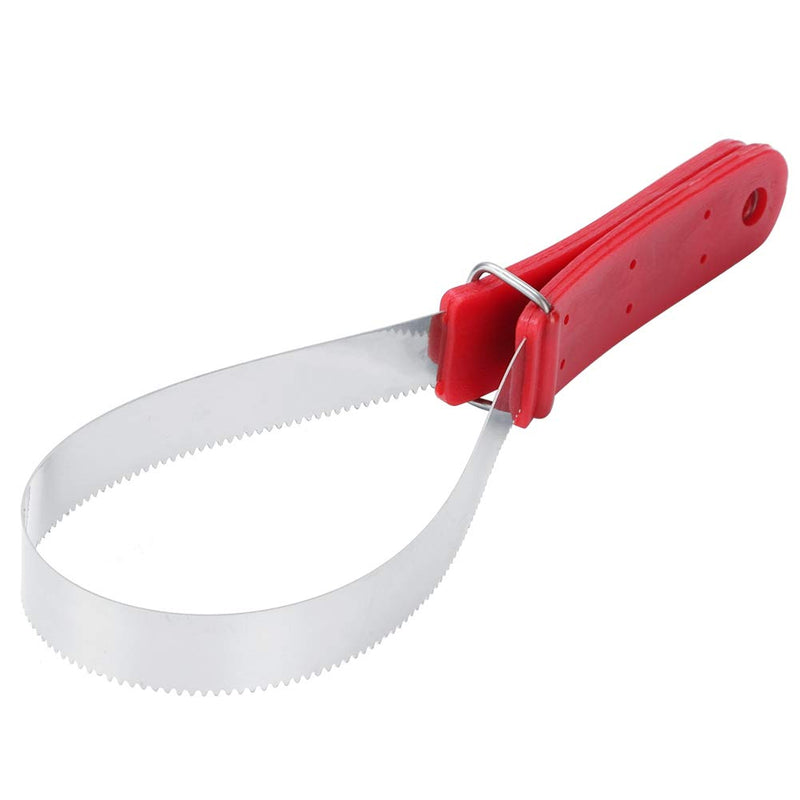 Pssopp Horse Shedder Scraper Stainless Steel Horse Sweat Scraper Metal Animal Equine Sweat Scraper Shedder Horse Grooming Brushes Combs Single Metal Shedding Blade - PawsPlanet Australia