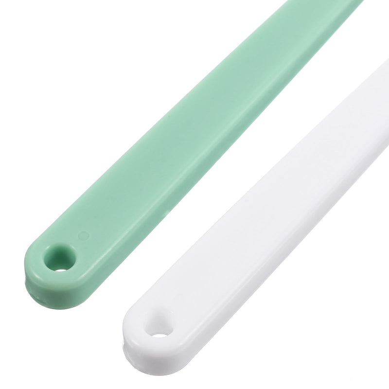 Abaodam 6-piece pack of soft plastic toothbrushes for cats and dogs, for gentle teeth cleaning and gum massage in the home.