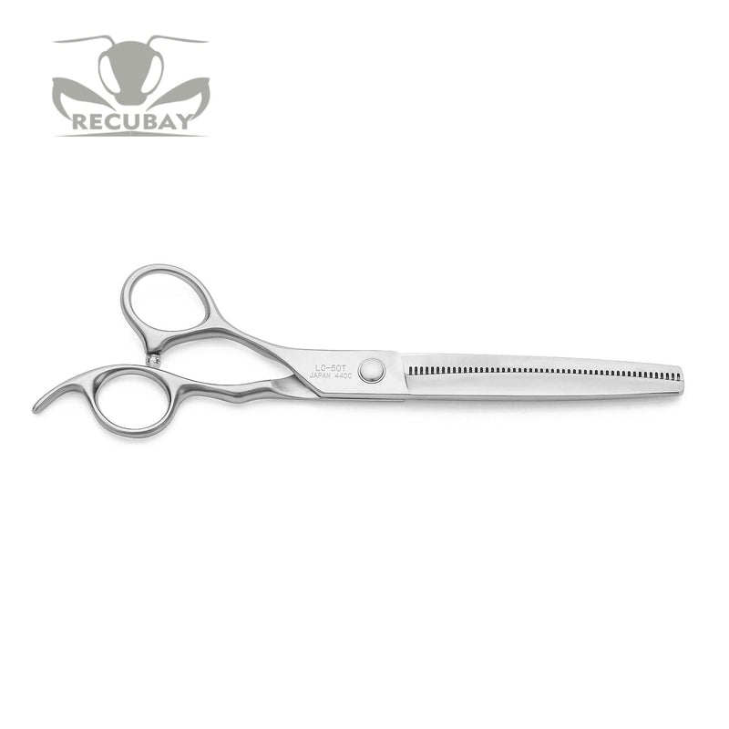 Left Handed Matte Deluxe Dog Grooming Scissors Great Grooming Shears for All Breeds,Design For Professional Groomer. (50T Thinner Lefty) 50T Thinner Lefty - PawsPlanet Australia