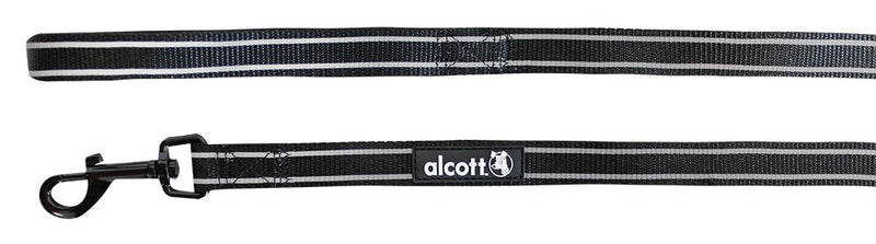 alcott Adventure Dog Leash, Medium, Black - PawsPlanet Australia
