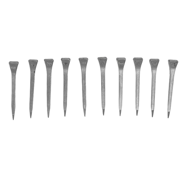 TOPINCN 250pcs Horseshoe Nails, 41mm/1.6in Horseshoe Nails High Tensile Strength Good Elasticity Crafted Steel Horse Shoes Nails Horseshoe Tools(FJ0RACE) - PawsPlanet Australia