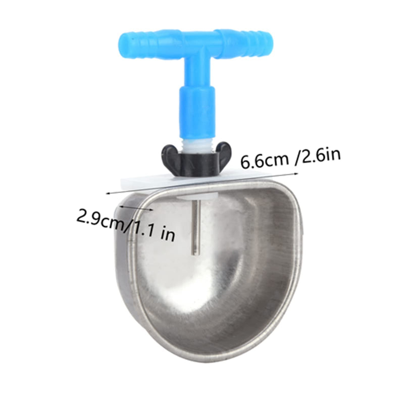 10 Sets Stainless Steel Rabbit Drinker, Nipple Drinking Bowl, Water Feeder for Rabbit, 2.6 X 1.1 in (11) Chazcool8qum1y4b7o-11 - PawsPlanet Australia