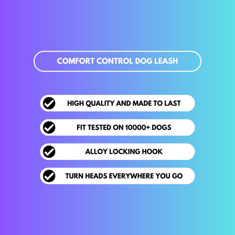 Spark Paws Premium Dog Leash & Poop Bag Set - Heavy-Duty Alloy Hook for Strong Pulling Breeds - Comfortable, Durable & Secure - 90s Retro - PawsPlanet Australia