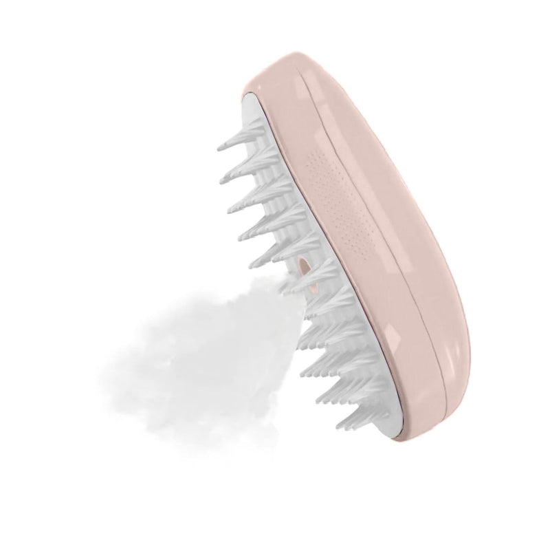 Stock Lider Steam Cleaner, Cat Hair Brush with Steam, New 3-in-1 Steam Cleaner Brush for Pets, Pet Hair Brush (Pink) pink