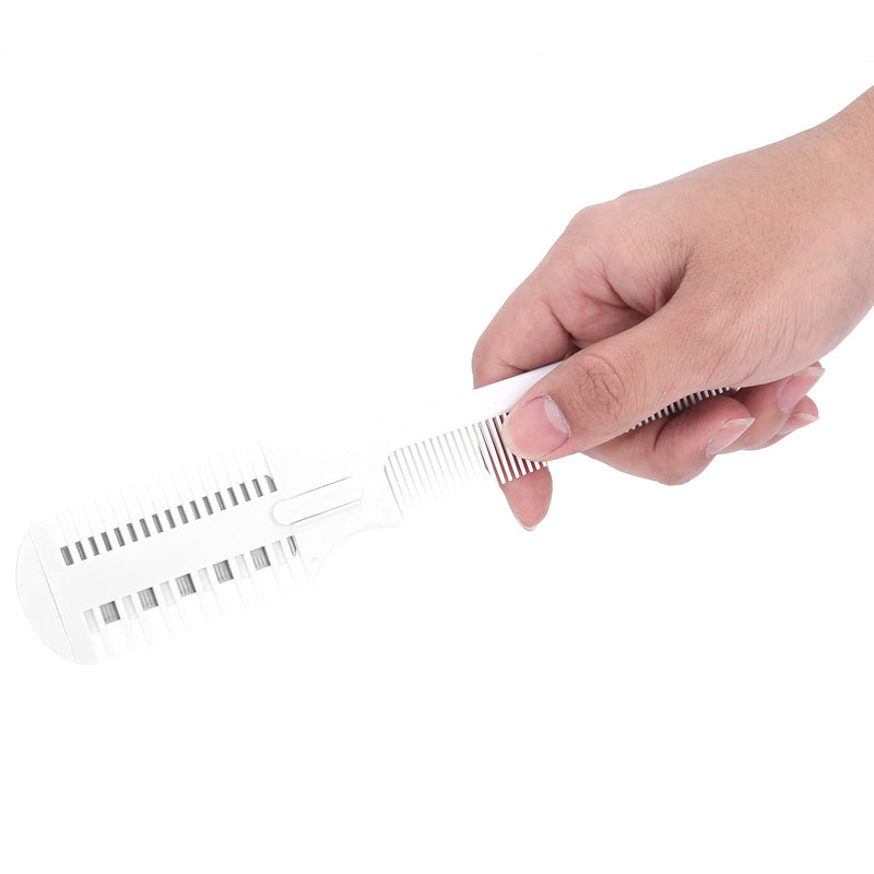 Pet Hair Thinning comb, Pet Hair Combs, Dog Grooming Comb with Blade, Cat Comb for Matted Hair, 2 in 1 Hair Cutter Comb, 5 Blades Pet Hair Trimming Comb - PawsPlanet Australia