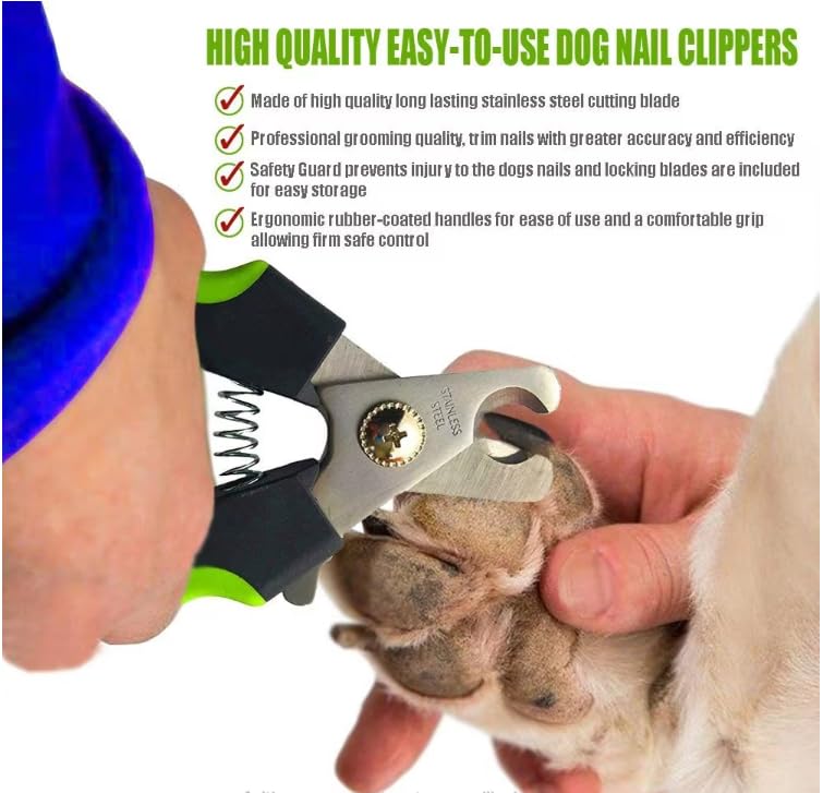 CHARLIE & BUDDY Cat Nail Clipper – Sharp and Durable Nail Clippers for Cats & Dogs, Essential Dog Grooming Tool for Safe and Easy Nail Trimming, Perfect for Cat and Dog Nail Care - PawsPlanet Australia