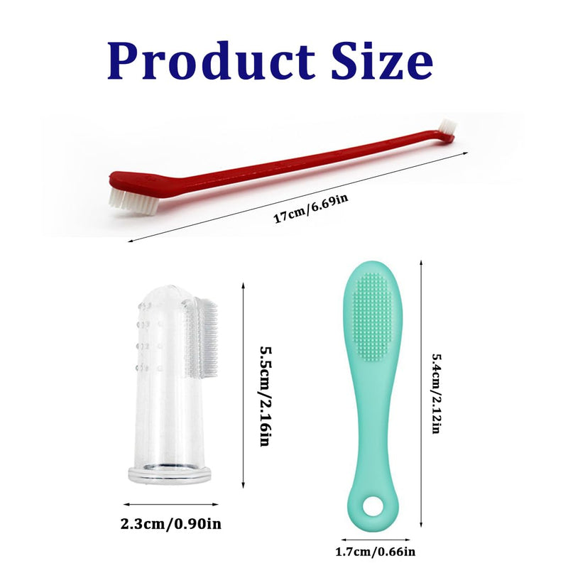 Small Dog and Cat Toothbrush, Pack of 8 Small Dog Pet Toothbrush, Cat Toothbrush, Mini Toothbrush, Dental Care for Dogs, Oral Hygiene, Deep Clean Pet Teeth, for Puppies