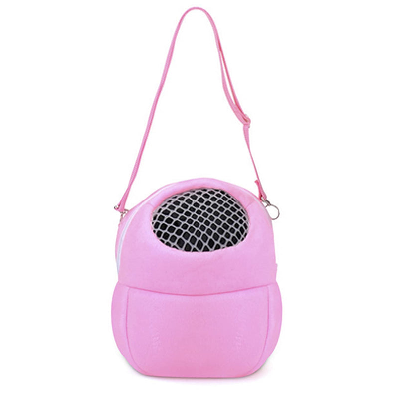 Sugar Glider Carrier Portable Travel Bag, Warm Pouch and Breathable Outdoor Portable Tote Bag for Guinea Pig Hedgehog Chinchilla Sugar Glider Hamster Squirrel Small Animal (Pink) pink