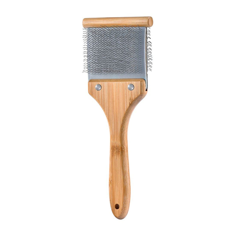 Artero Bella. Double Flexible Slicker – Professional Grooming Brush for Dogs and Cats – Flexible, Comfortable, Removes Tangles and Loose Hair Easily M - Nature Collection - PawsPlanet Australia
