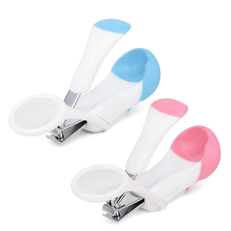 POPETPOP Hedgehog Clippers - Pet Hamster Hedgehog Nail Clipper Trimmer Small Animal Toenail Clippers with Magnifier Random Color