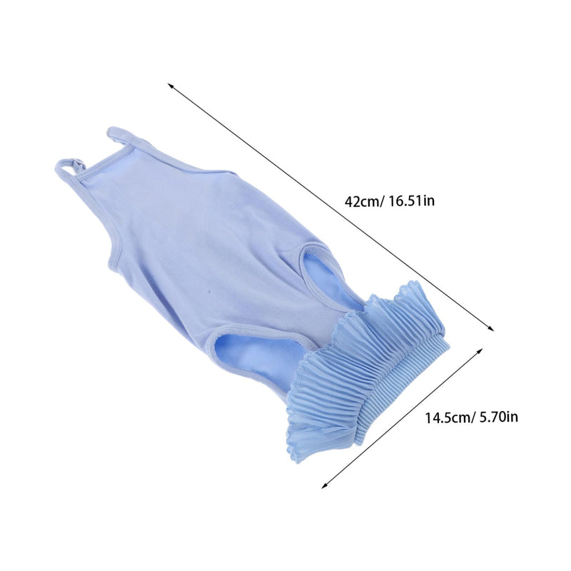 Toyvian Lightweight and Flexible Recovery Suit for Cats Made of Modal Fabric Surgical Suit for Kittens to Recover After Surgery Suitable for Male and Female Cats Size