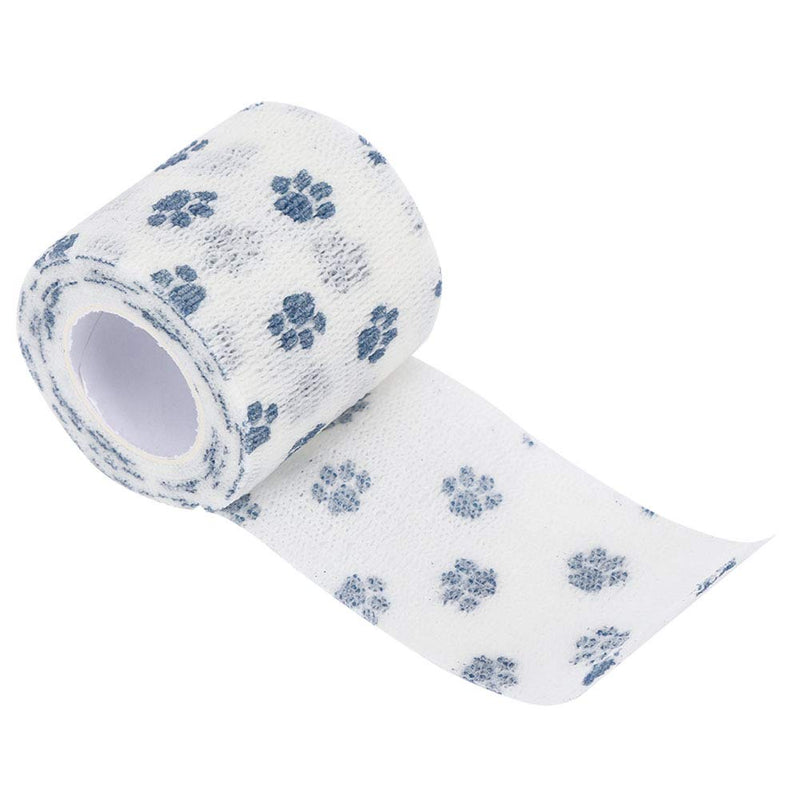 Zerodis Self-Adhesive Pet Bandage Wrap for Dogs and Cats, Waterproof, Breathable, Non-Stick, for Hair and Skin, Elastic, Animal First Aid Veterinary Bandage (Blue)