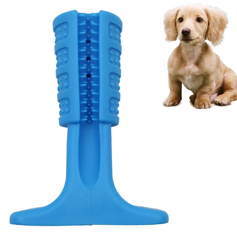 Durable Dog Toothbrush for Small Medium Dogs,Teeth Cleaning Chew Stick, Dog to-ys,Puppy Dental Care Brush Puppy Dog Birthday Gifts - Dark Blue