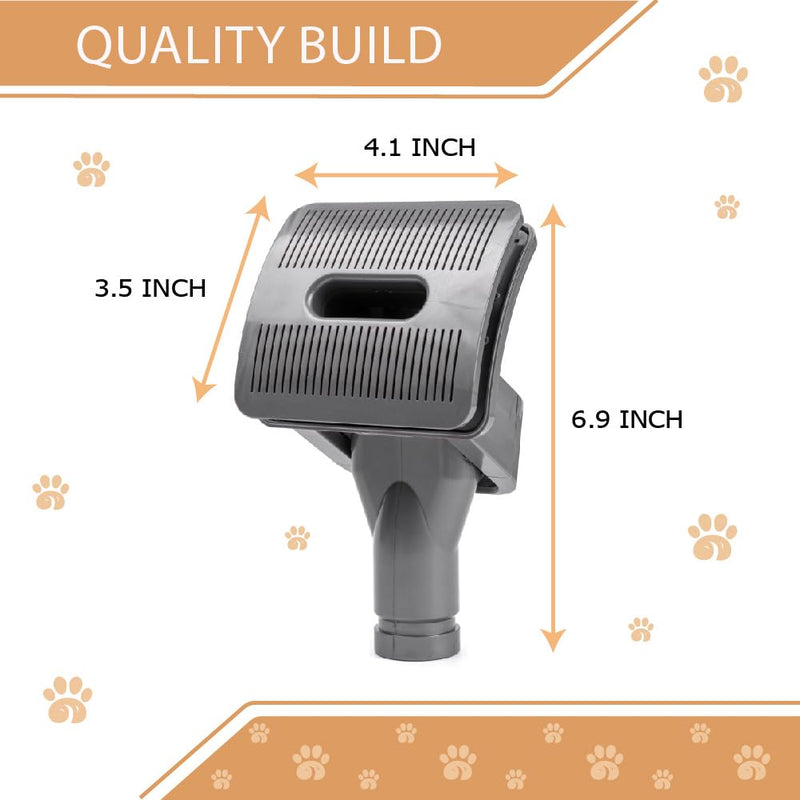 Pet Grooming Kit - Compatible with Dyson V7, V8, V10, V11, V12, V15 (Vacuum Not Included) - Brush Hair Remover for Dogs and Cats, Deshedding Tools, Undercoat Fur - Mess free Shedding Comb Kit - PawsPlanet Australia