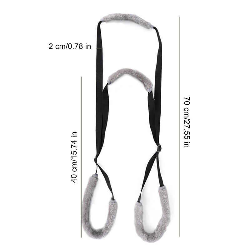 NIIIYTYB Sling for Dogs Back Legs Rear Support Harness for Paralyzed or Handicapped Pets Assistance Lift Slings for Hind Leg Mobility Small Dog Handicap Supplies for Joint Injuries and Stability Black