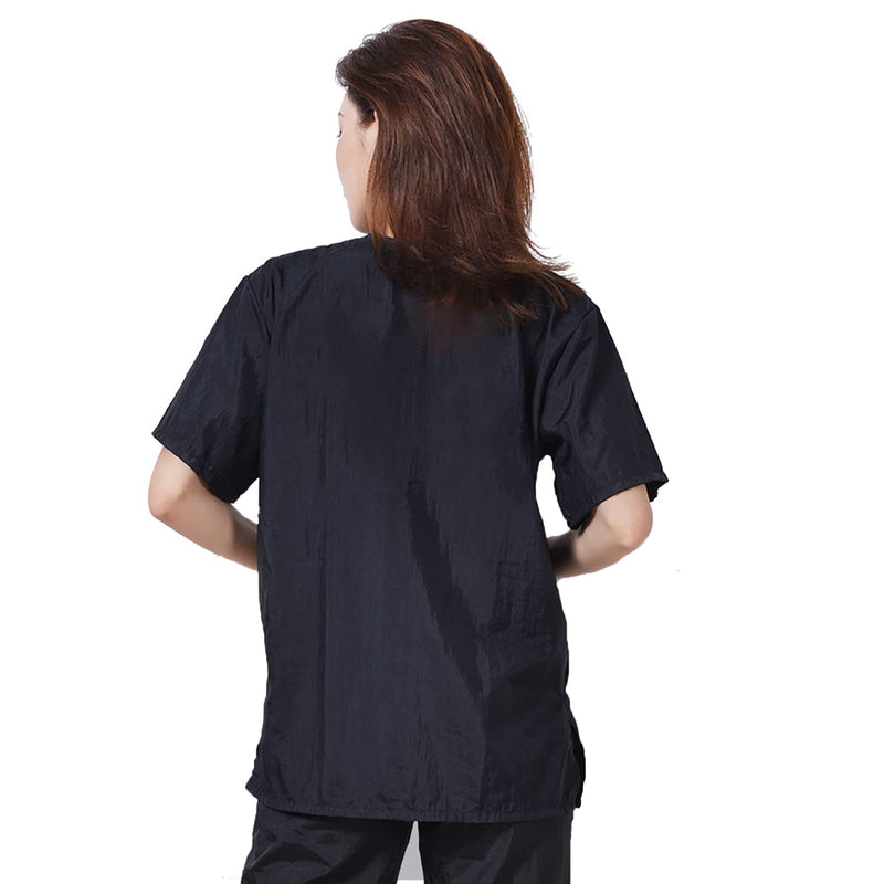 Dog Grooming Smock Barber Jackets for Women Men Professional Pet Groomer Smock Cosmetologist Barber Smock (M) type-A Medium - PawsPlanet Australia