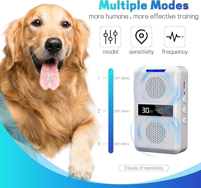 Anti Barking Device for Dogs, Dog Bark Deterrent Devices, Bark Deterrent Device for Indoor Outdoor