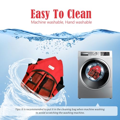 Dog Tent House, Cat and Dog Waterproof Tent House, Breathable Washable Indoor/Outdoor Pet Tent, Outdoor Dog Shade Suitable for Cat, Puppy, Bunny and Small Animal (Red S) Cherry Red - PawsPlanet Australia