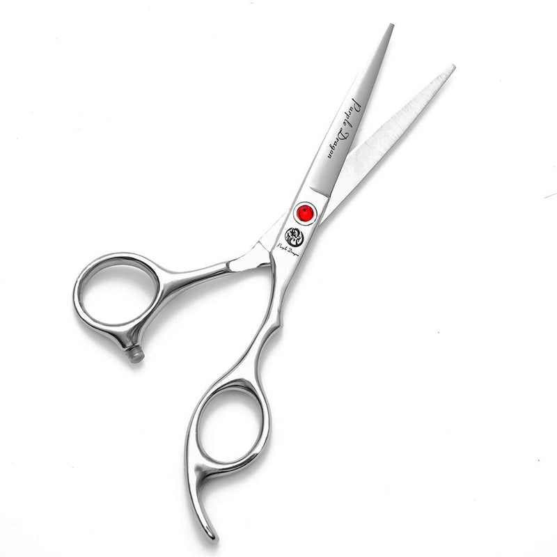 Purple Dragon 4“/5"/5.5"/6"/6.5"/7"/7.5"/8"/9"/10" Sharp Edge Salon Hair Cutting Shears - Pet/Dog Grooming Scissors with Bag - Perfect for Barber or Pet Groomer 5 inch - PawsPlanet Australia
