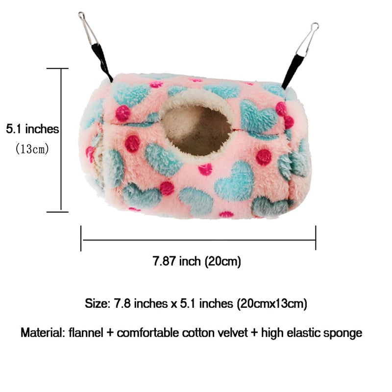 Sugar Glider Sleeping Pouch Small Animal Hammock, Hanging Bed Warm Cotton Nest for Rat Hamster Gerbil Sugar Glider Chinchilla Squirrel Guinea Pig (Coffee) Coffee - PawsPlanet Australia