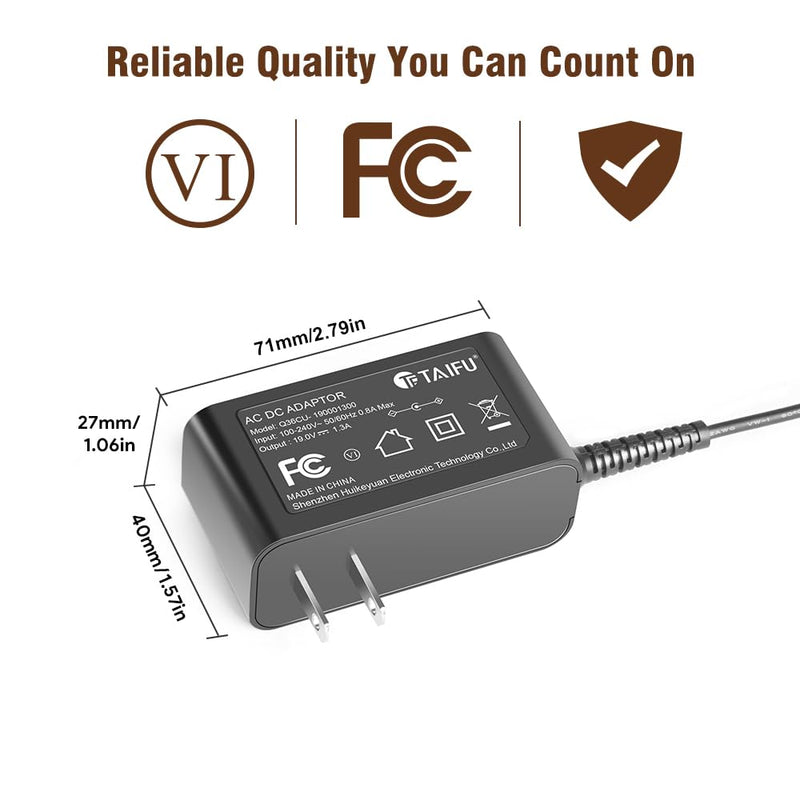 for PetSafe Wireless Fence Power Cord, TAIFU 19V AC Adapter for PetSafe IF-100 PIF-300 IF-101 300-034 RFA-443 650-231 650-297 PIF00-15001 PIF00-13663 RFA-554 RFA-584 Wireless Fence Pet Power Cord - PawsPlanet Australia