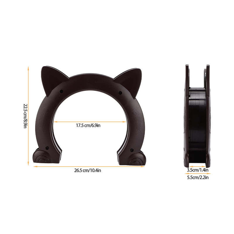 Cat Door, Dog Gate Durable for Household Doors for Interior Exterior for Window