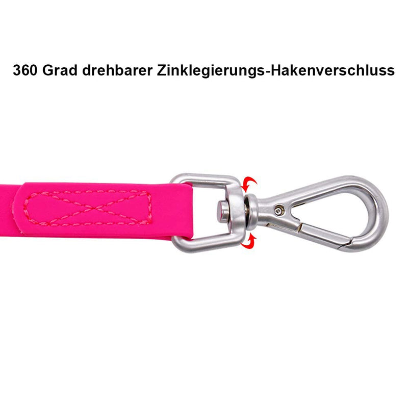 Waterproof Dog Leash, Long Training Lead for Dogs 5 m / 10 m / 15 m / 30 m Odor Resistant Suitable for Small, Medium and Large Dogs Pink 10M - PawsPlanet Australia