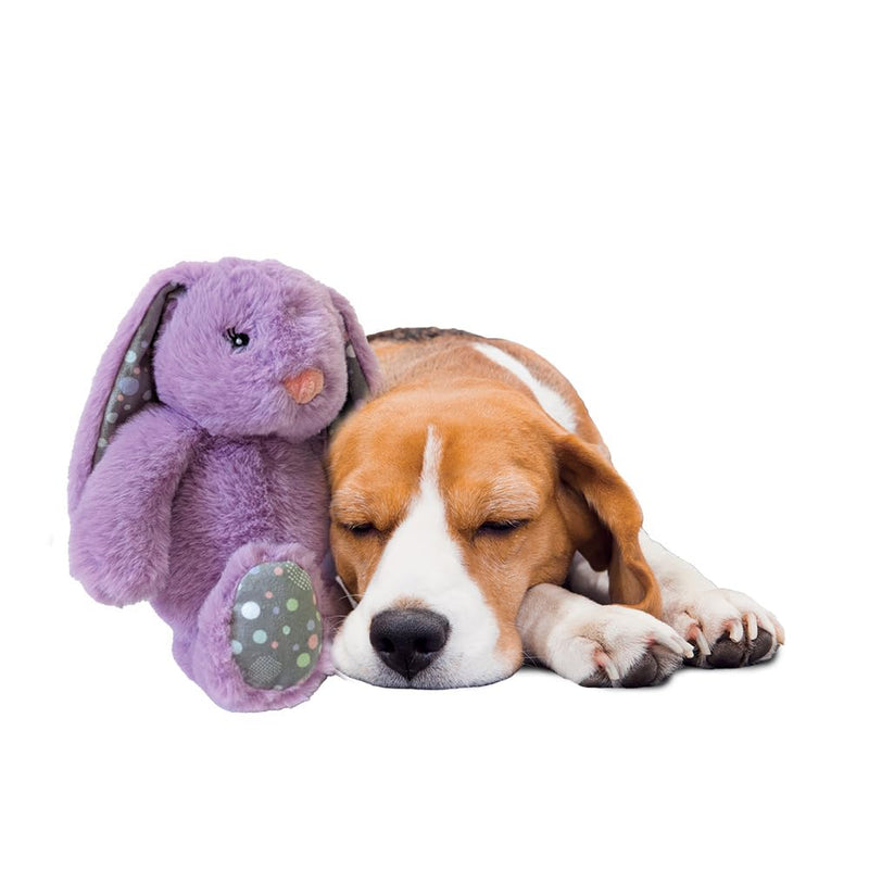 SPOT Soothers Heartbeat Bunny- Calming Toy for Dogs with Heartbeat Pulse, Separation Anxiety Relief and Behavioral Training Aid for Puppy Calming, 12in - PawsPlanet Australia