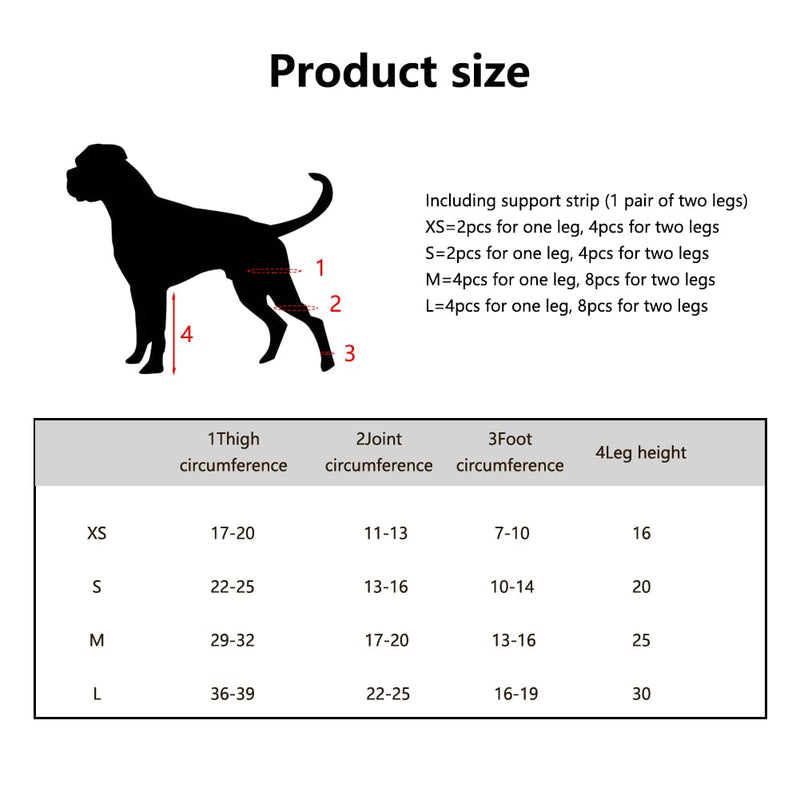 LKJYBG FQZPE_QESNX Support Dog Adjustable Shoulder Cover arthriti pet Large Gear Rear Joint Help Torn acl Double Strap Knee Brace, Small, Hj40 Hind Legs Black