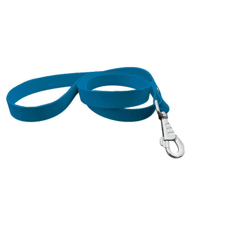 L'Atelier du Fourmilier Dog Leash in BioThane material, Width 25 mm (Blue)