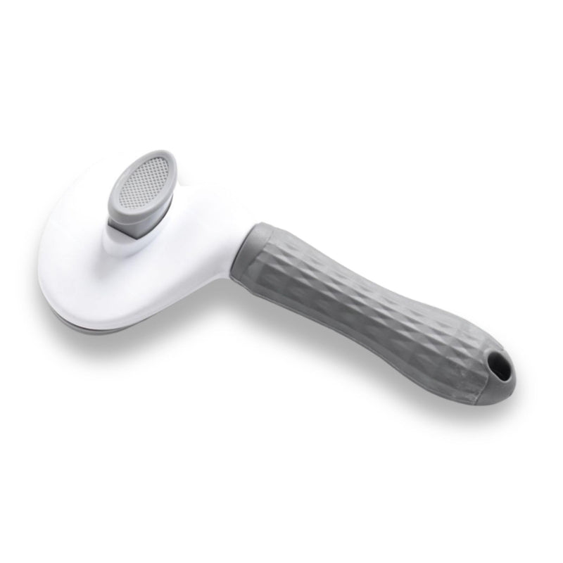 PSPS Pet Deshedding Brush, Self-Cleaning Slicker Brush for Dogs and Cats, Grooming Tool - PawsPlanet Australia