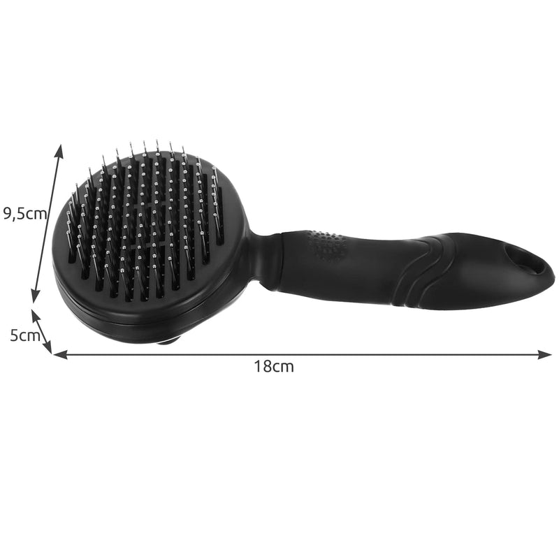 Purlov 18905 Dog Brush Cat Brush Cleaning Long Hair Short Hair Dogs Puppies Undercoat Fur Coat Stainless Steel - PawsPlanet Australia