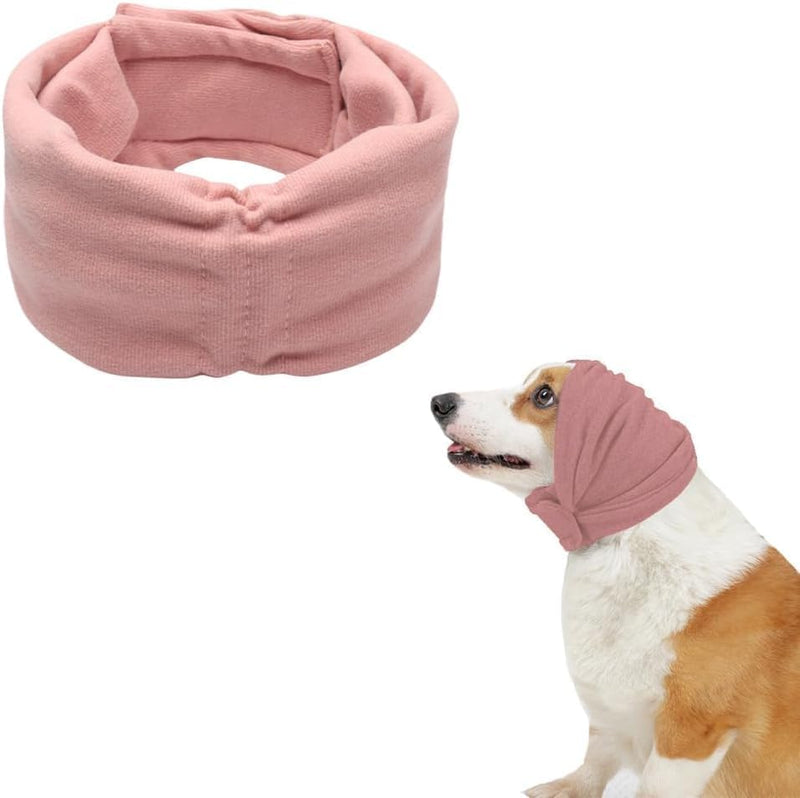 Dog Snood for Neck and Ears Warmer, Dog Ear Muffs Noise Protection Calming Hood Pet Snood Ear Covers for Anxiety Relief and Calming (S) S