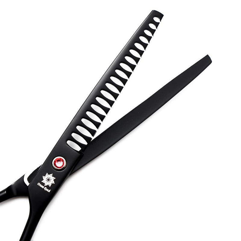 Dream Reach Professional 7.0'' Curved Chunker Scissors for Dogs and Cats Chunker Shear - PawsPlanet Australia